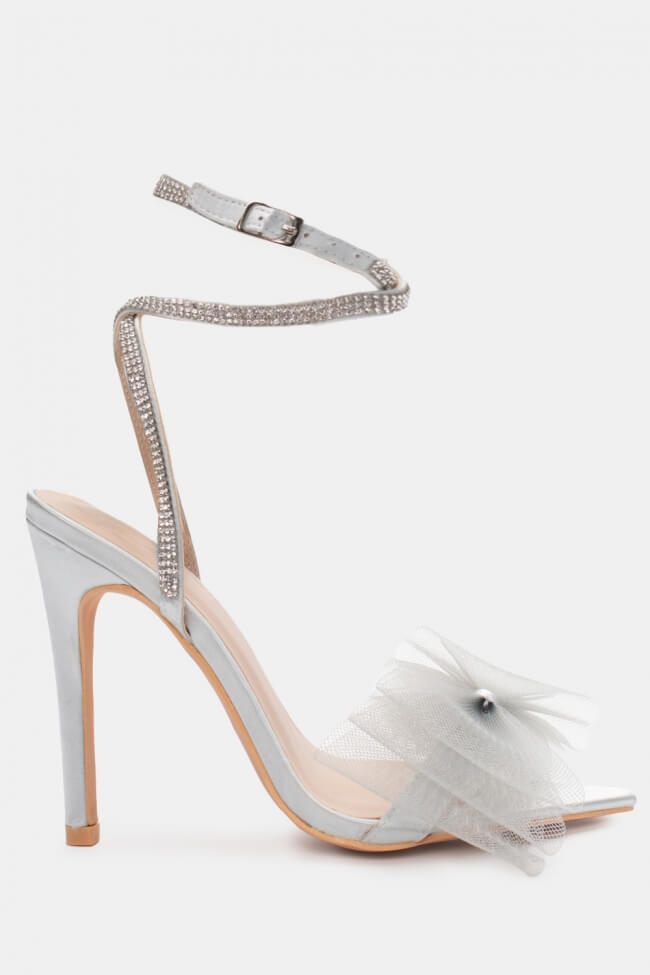 Πέδιλα με Διακοσμητικό Φιόγκο & Strass