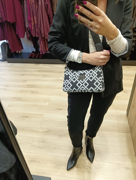 Τσάντα ώμου Phaistos Black