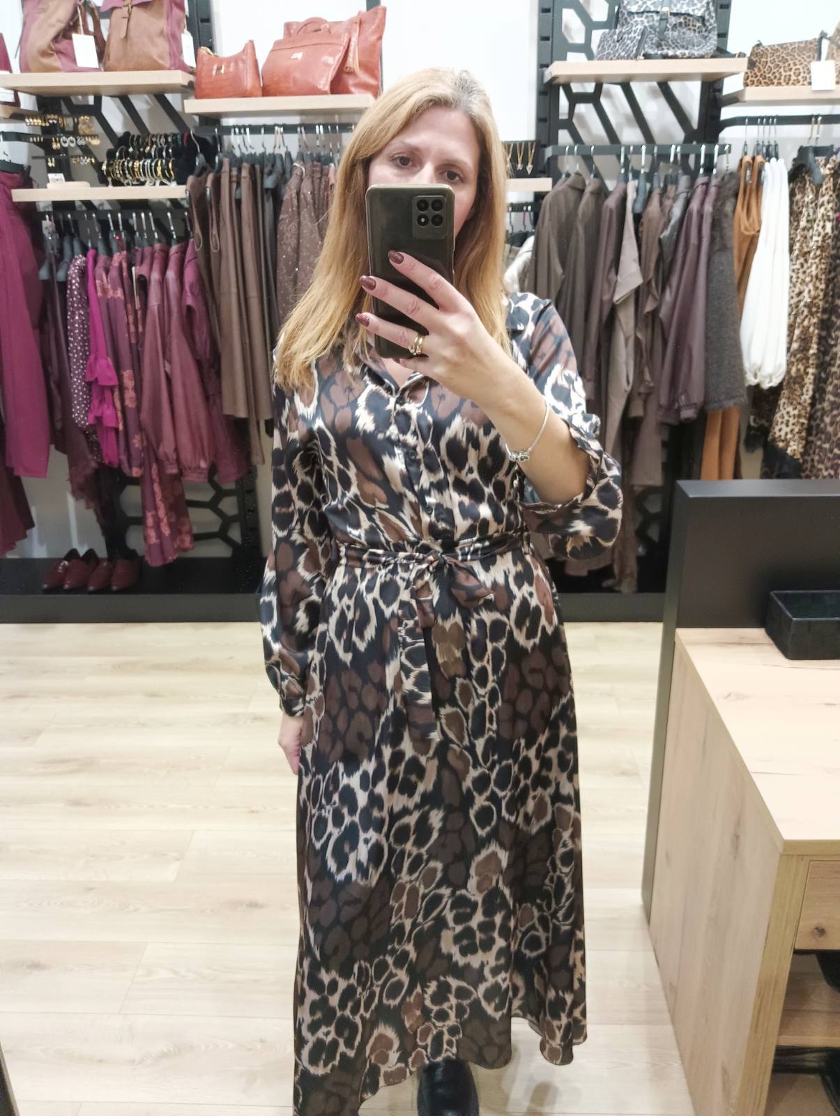 Φόρεμα Σατέν Maxi