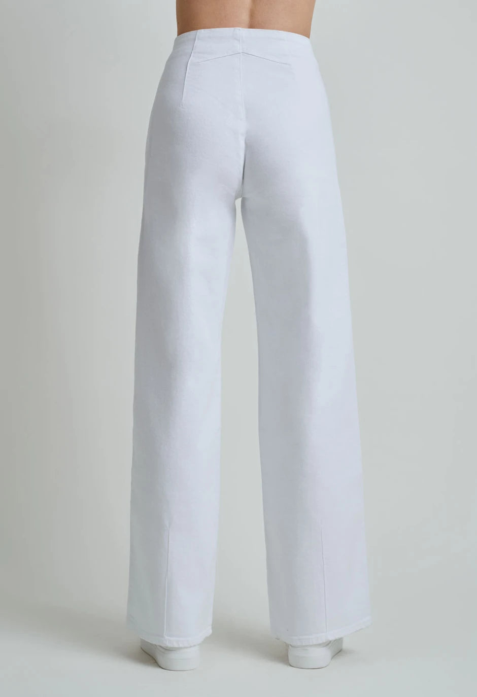 Λευκό Τζιν Παντελόνι Wide Leg Desiree – Ψηλόμεσο Γυναικείο Τζιν