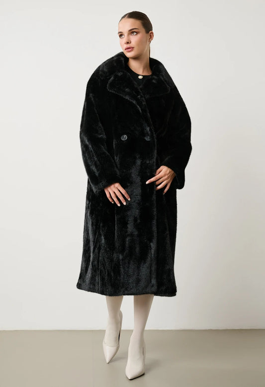 Παλτό | Γυναικείο με Συνθετική Γούνα – Elegance & Ζεστασιά