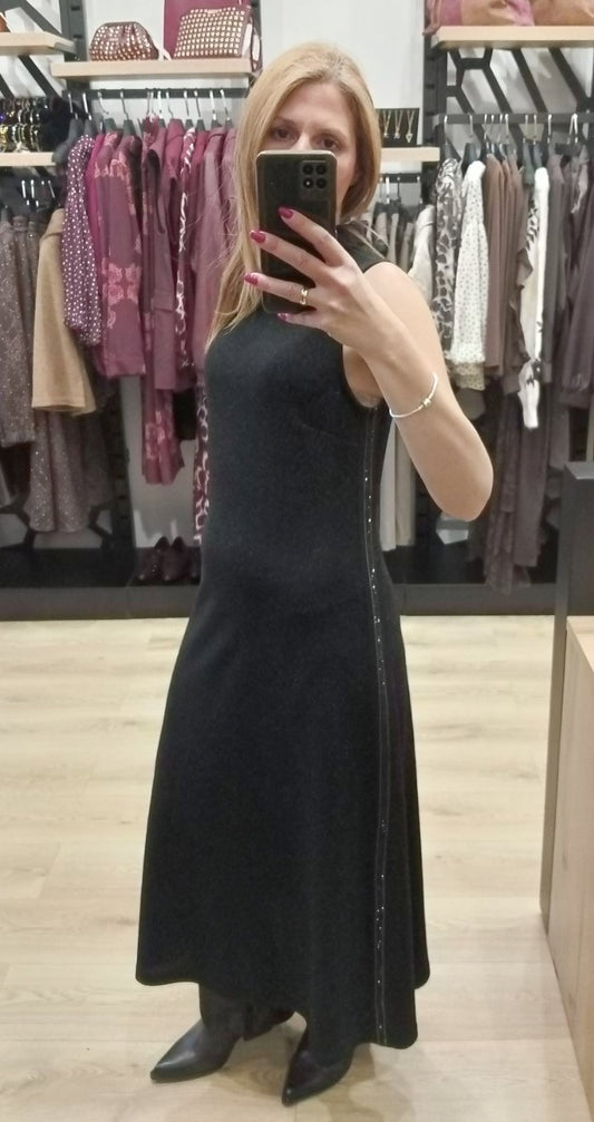 Φόρεμα lurex με τρέσα