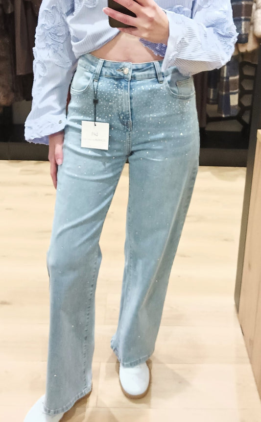 Τζιν παντελόνι με στρας