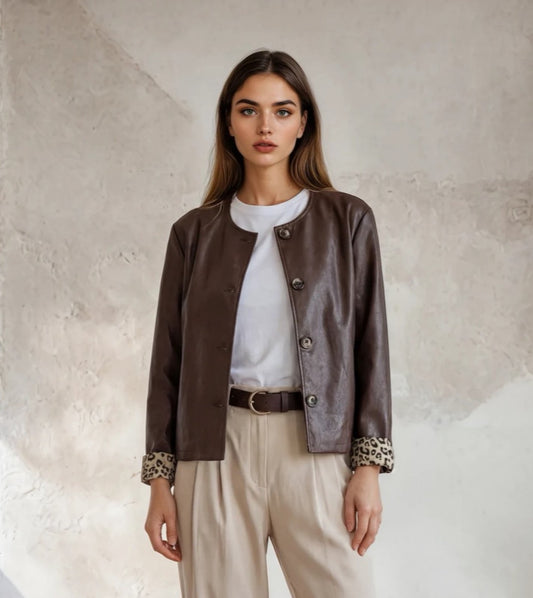 Μπουφάν δερματίνης