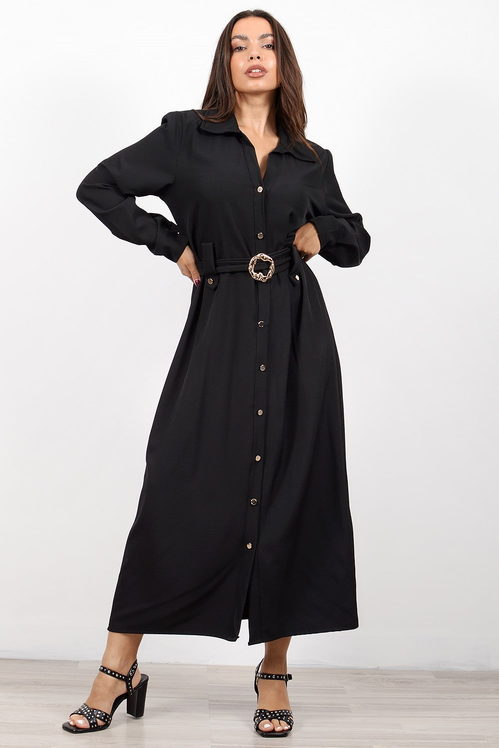 Φόρεμα Σεμιζιέ Μαύρο