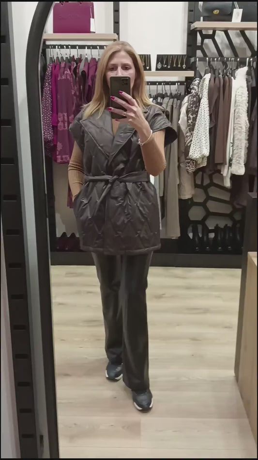 Μπουφάν αμάνικο καπιτονέ