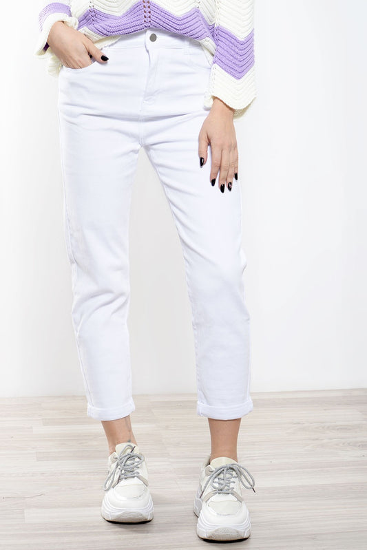 Τζιν Παντελόνι Mom Fit