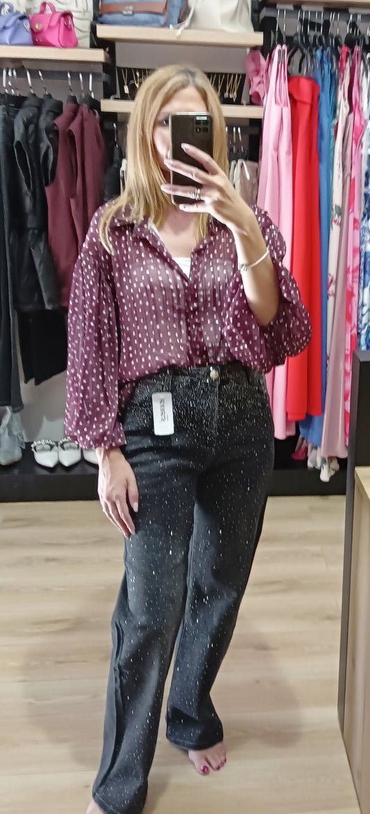 Παντελόνι τζιν με στρας